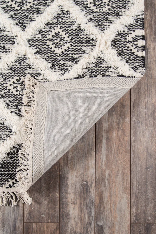 Momeni Harper HAR-1 Black 3& x 5& Area Rug