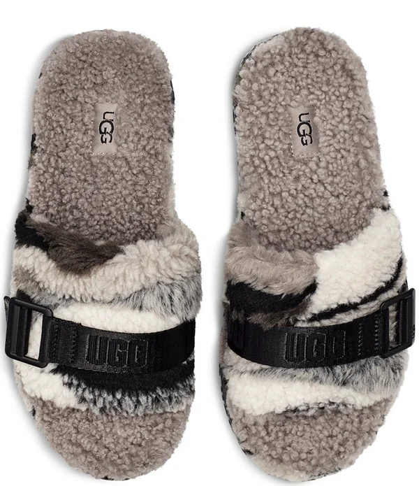 Ugg Women's Fluffita Cali Collage Black/Grey