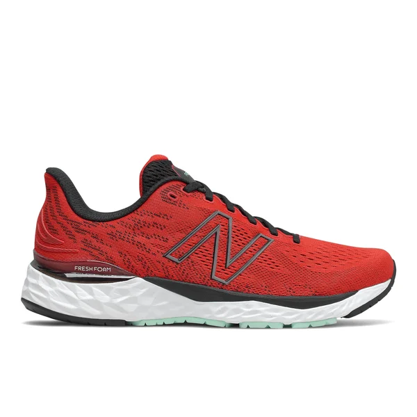 New Balance Men's Fresh Foam 880v11 - Red/Black (Size 8 wide)