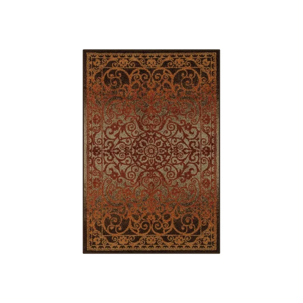 Maples Rugs Pelham Vintage Runner Rug Non Slip Washable Hallway Entry Carpet [Made in Usa], 2 x 6, Rustique