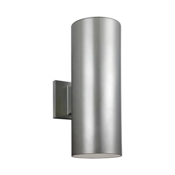 251 First Castor 14 in. LED Outdoor Wall Sconce in Painted Brushed Nickel - Brushed, Transitional, Bellacor 2223044