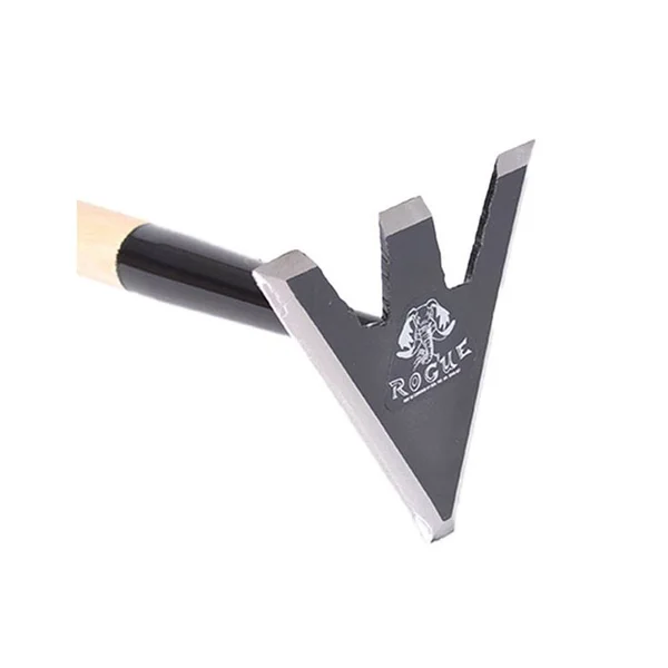 Rogue Hoe 60 inch Handle Do It All 6.5 inch Hardened Steel Garden Hoe Tool