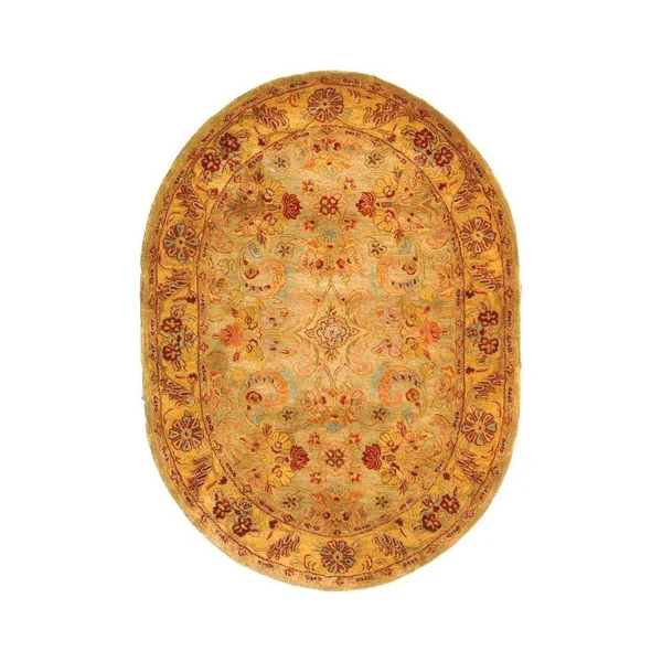 Safavieh 4& x 6& Classic CL324A Light Green, Gold Rug