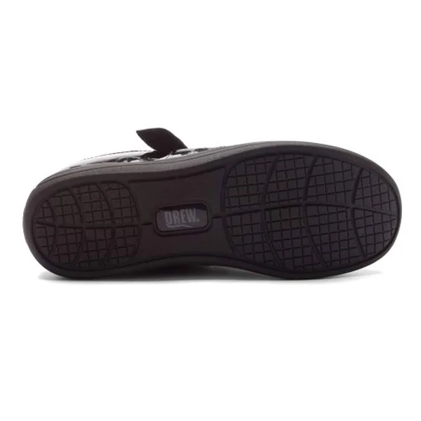 Drew Rose - Women's Mary Jane - Black Croc 8.5 W