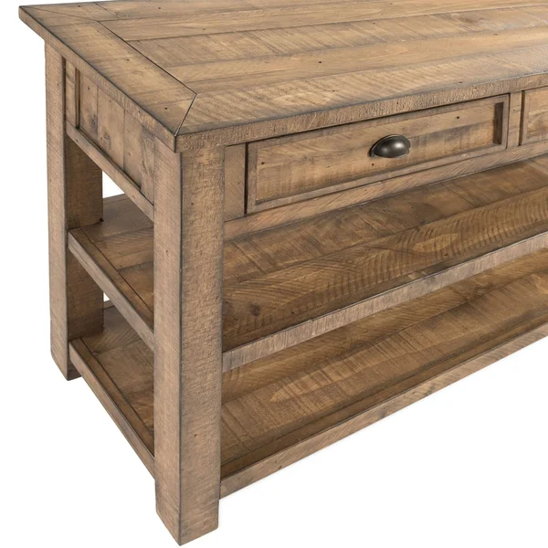 Martin Svensson Home Monterey Sofa Console Table, Reclaimed Natural