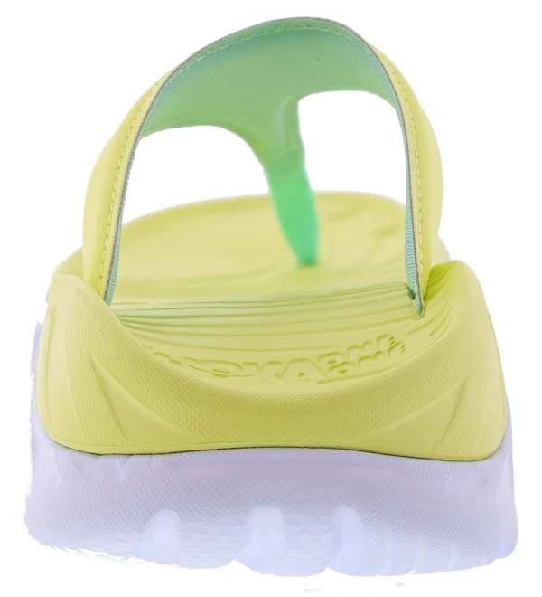 Hoka One One Women's Ora Recovery Flip Cantaloupe-Fiesta, 8