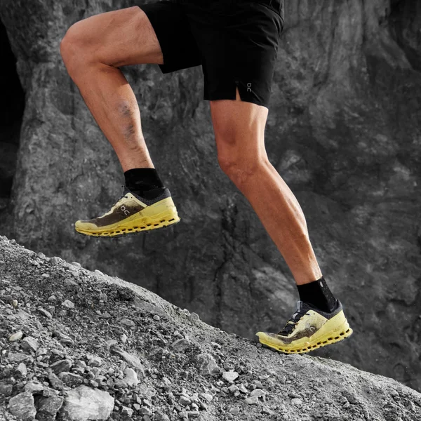 on Running Men's Cloudultra Limelight, Eclipse, 7.5, M