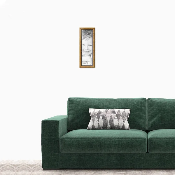10x30 Gold Step Wood Picture Poster Frame for 30x10 Photo 2WOM-D1202-10x30 by ArtToFrames