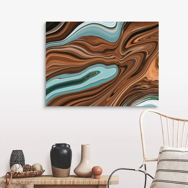 Earthen Agate - Canvas Wall Art, 40x30, Great Big Canvas