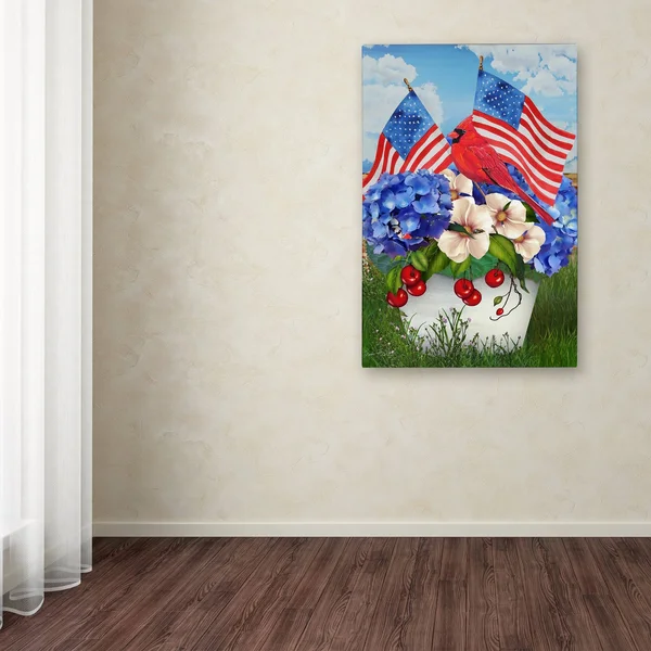 Trademark Art Jean Plout 'America The Beautiful' Gallery-Wrapped Canvas Art