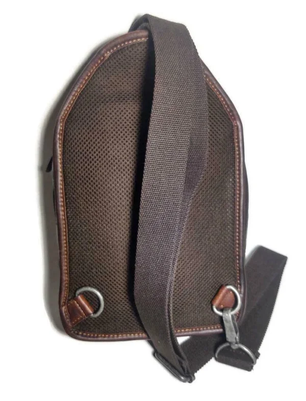 Jack Georges Voyager Leather Sling Bag - Brown