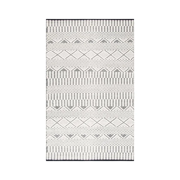 Safavieh Natura Rug Collection NAT853A - Ivory - Black - 9& x 12&
