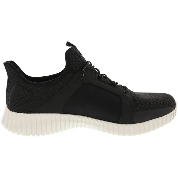 Skechers Men's Elite Flex Bungee Lace Shoe - Black/White