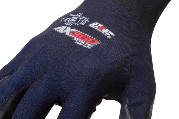 212 Performance AXGLT-05-011 AX360 Grip Lite Nitrile-Dipped Work Glove, 12-Pair Bulk Pack, X-Large