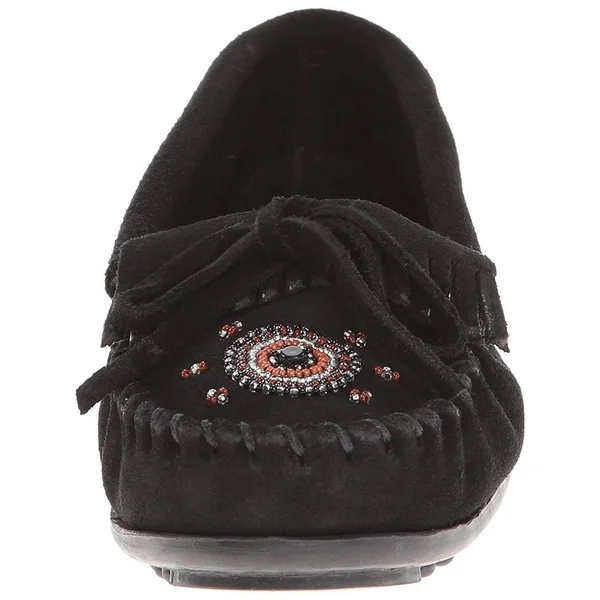Minnetonka Women's Me to We Moccasin 8.5 - Dusty Brown