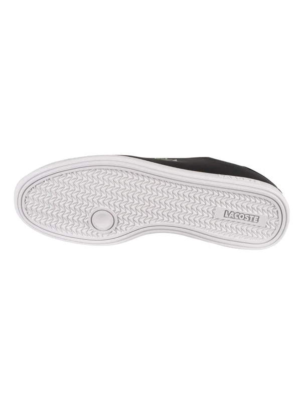 Lacoste Graduate BL 1 Black White Leather Mens Trainers - 7 UK