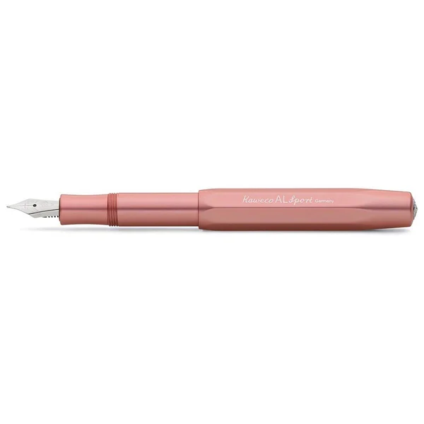 Kaweco Al Sport Fountain Pen - Rose Gold - Double Broad