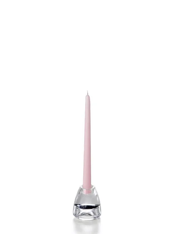 Set of 144 - Wholesale Taper Candles - Light Rose - 10x22