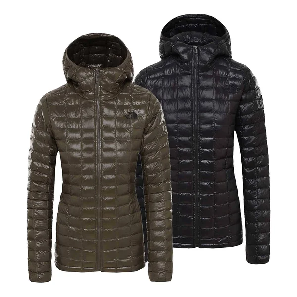 The North Face Ladies Thermoball Eco Hoodie New Taupe Green XL