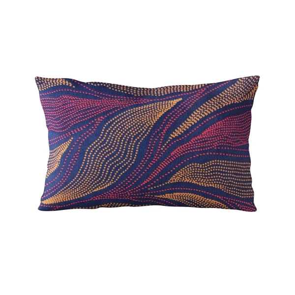 Plutus 24x22 x 24x22 Leafs Floral Luxury Throw Pillow in Multi-Color