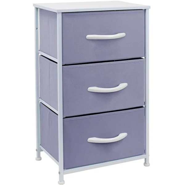 Sorbus 3-Drawers Chest Dresser - Pink