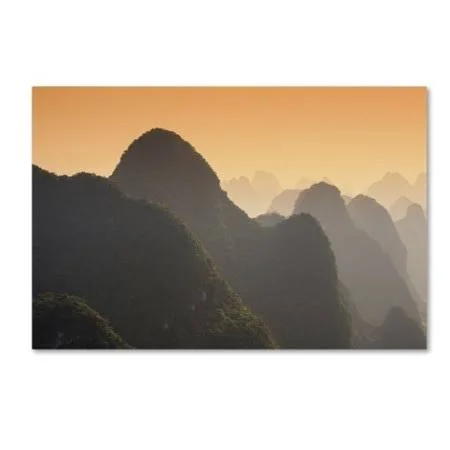 Trademark Fine Art Sunset Over by Philippe Hugonnard Photographic Print on Wrapped Canvas - Size: 12x22 H x 19x22 W x 2x22 D