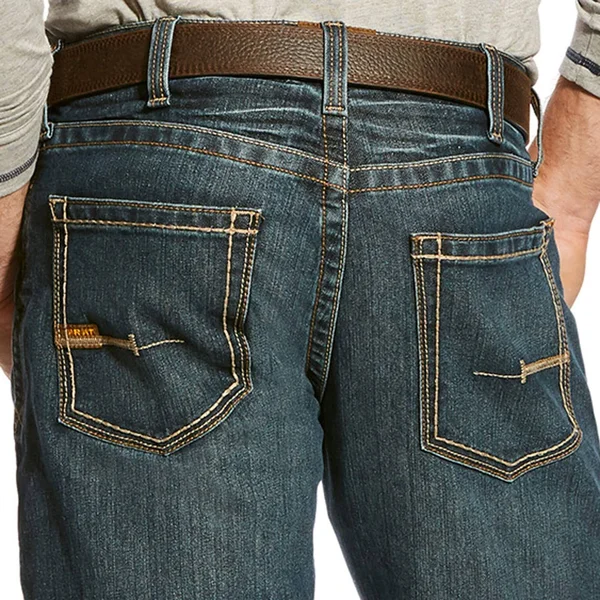 Ariat Rebar Jeans: Men's 10016222 Ironside M5 Slim Fit Straight Leg Jeans