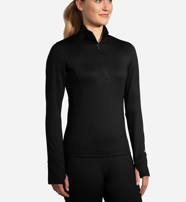 Brooks Women's Dash Half Zip (221433) Xs, Rosewood