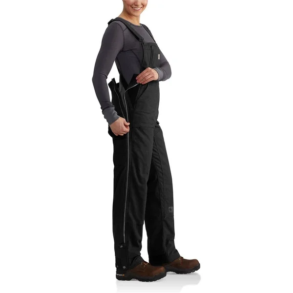 Carhartt Full Swing Cryder Bib Overalls, Women's Black