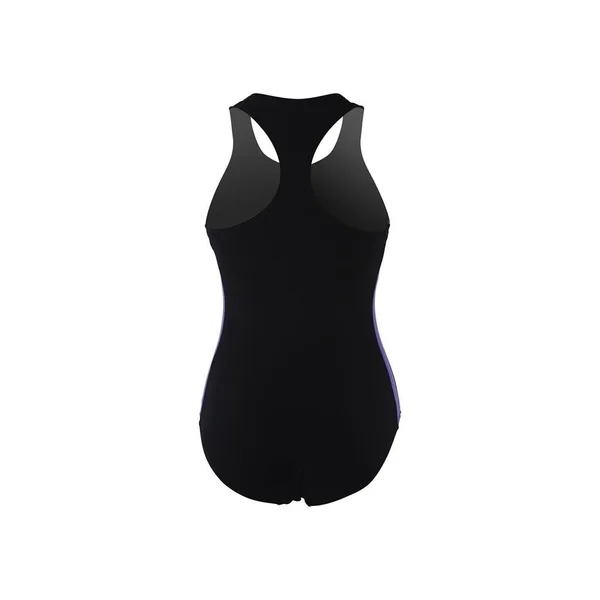 Dolfin 60575 Zip-Front Racerback Solid-black/purple-14 - Women's