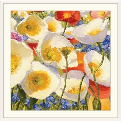 &Sunny Abundance III& by Shirley Novak Painting Print Great Big Canvas Size: 38x22 H x 38x22 W x 1x22 D - Format: White Framed