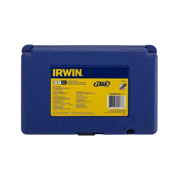 Irwin 3057034 34 Piece Quick Change Fastener Bit Set