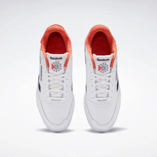 Reebok Club C Revenge Legacy Shoes Mens Sneakers 6 Ftwr White, Vector Navy, Dynamic Red
