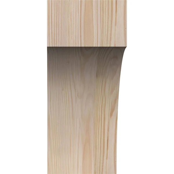 4 inchw x 16 inchd x 16 inchh Westlake Rough Sawn Brace, Douglas Fir