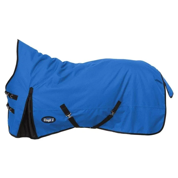 Tough-1 1200D Waterproof Poly High Neck Turnout Blanket, Blue