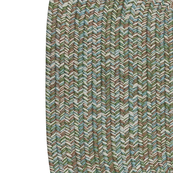 Colonial Mills Farmstand Seagrass Tweed Area Rug - 3& x 5& Oval - Green