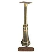 Special Lite SPK-600 Ashland Decorative Mailbox Post, Swedish Silver