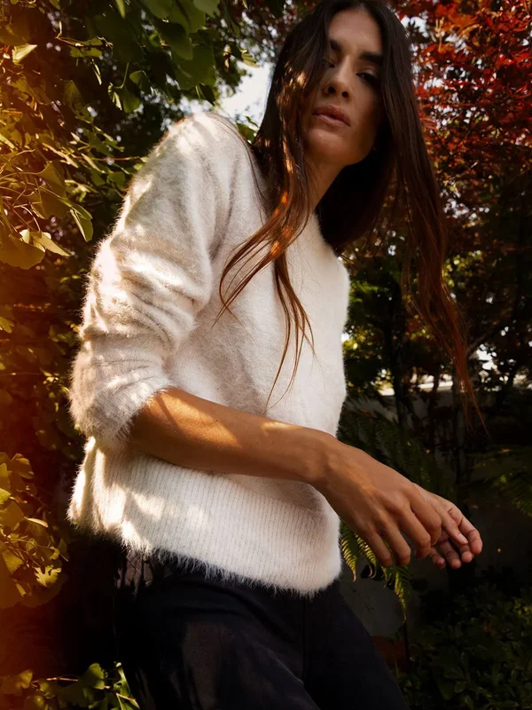 Sanctuary Soy Milk Women's Super Soft Popover Top