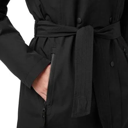 Helly Hansen Welsey II Trench Coat - Women's Black, Xs