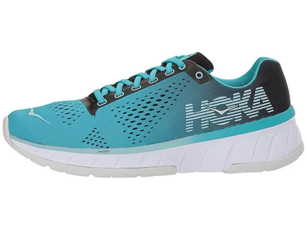 Hoka One One Women's Cavu Running Shoe Black/Bluebird 11