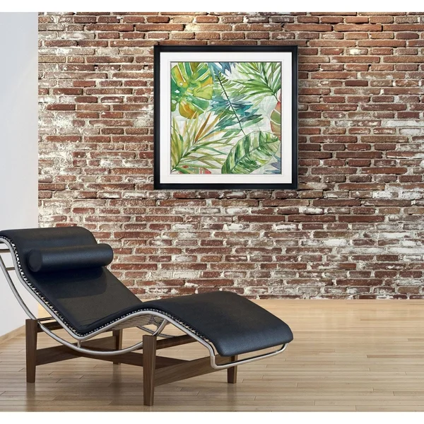 Wexford Home Tropical Sketchbook I -Framed Giclee Print, Size: 38 x 38
