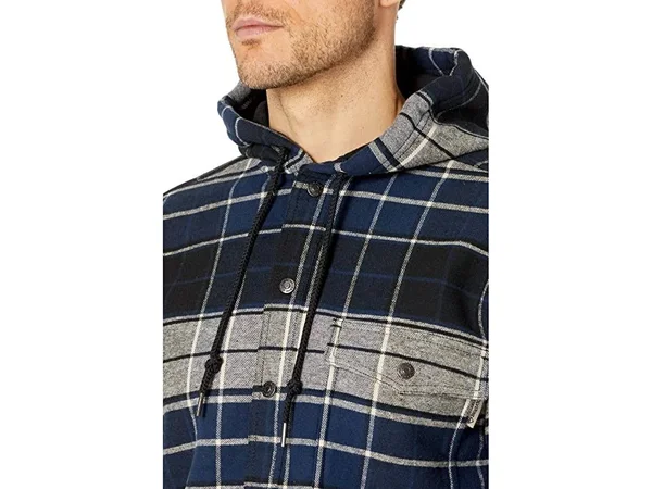 Wolverine Men's Bucksaw Bonded Shirt Jac Dark Slate Plaid - Size M
