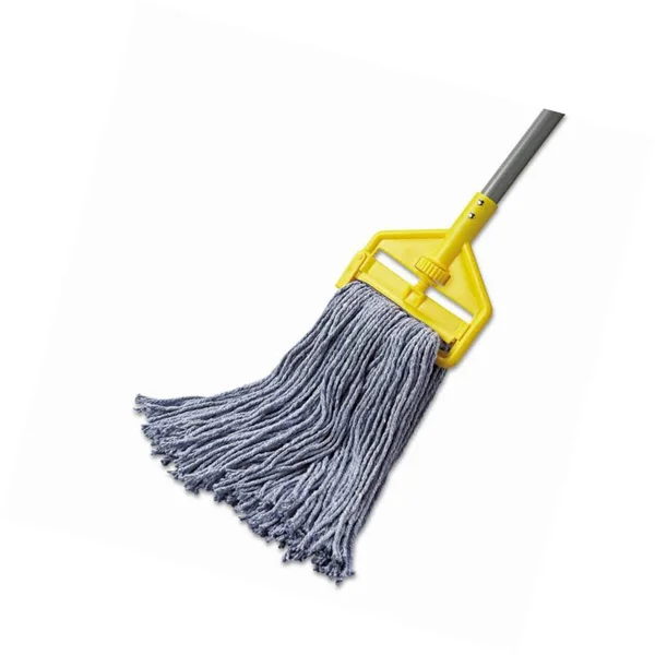Boardwalk Mop Head - Standard Head, Cotton-synthetic Fiber, Cut-End, #20, Blue, 12-carton