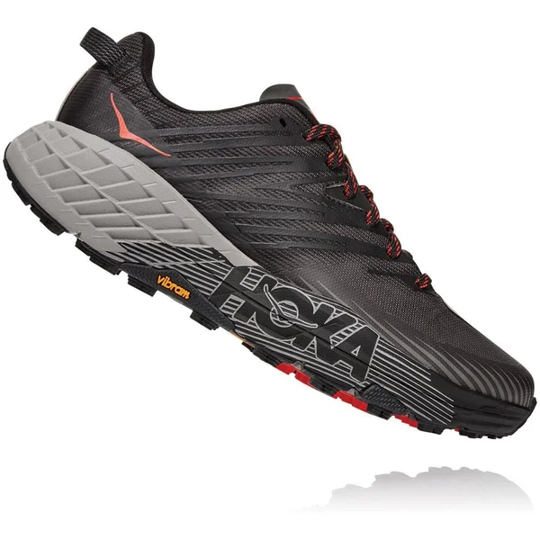 Hoka One One Men's Speedgoat 4 - 8 - Dark Gull Grey, Anthracite