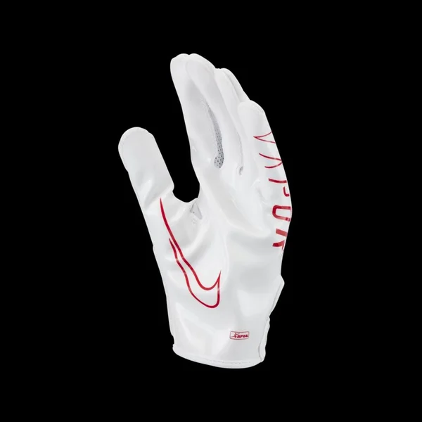 Nike Adult Vapor Jet 6.0 Receiver Gloves - Medium, White
