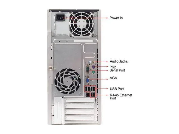 HP DC5800 SFF Computer Intel Core 2 Duo (e7300) 2.66GHz 2GB DDR2 250GB