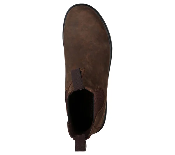 Skechers Men's Relaxed Fit Molton Gaveno Chelsea Boot - Brown