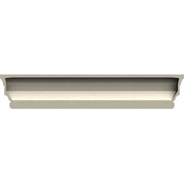 Ekena Millwork CRH07X156ST 156x22 Bottom Width x 159 3/4x22 Top Width x 7 1/8x22H x 5/8x22P Stockport Crosshead