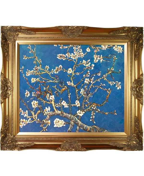 Tori Home Branches of An Almond Tree in Blossom by Vincent Van Gogh Framed Painting; Medium