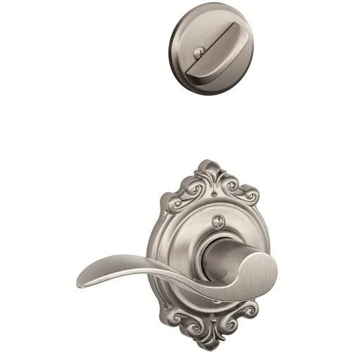 Schlage F59acc716brkrh RH Accent Lever Brookshire Rose Interior